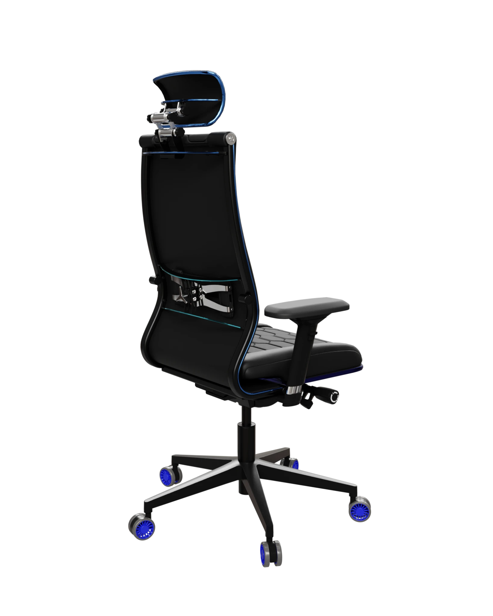 Изображение кресло samurai space blue (черный 2e4.3.6.b6)